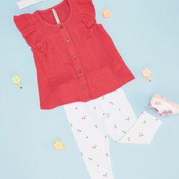 Pantaloons Baby Girls Printed Top with Pyjamas-image-75