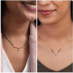 Anouk Pack of 2 Gold-Plated Brass Mangalsutra-image-43