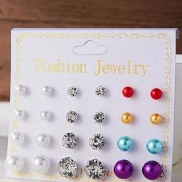 Balasundri Contemporary Studs Earrings-36
