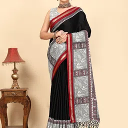 J 6 DESIGNER Ethnic Motifs Saree-picture-23