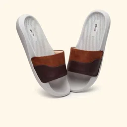 yoho Men Printed Sliders image 2