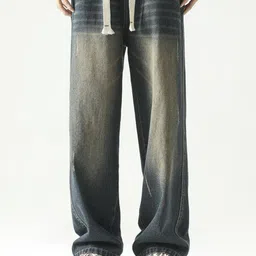 StyleCast x Revolte Men Relaxed Fit Mid-Rise Light Fade Jeans-image-64