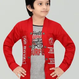 FASHION GRAB Boys Typography Printed Cotton Casual Shirt-image-21