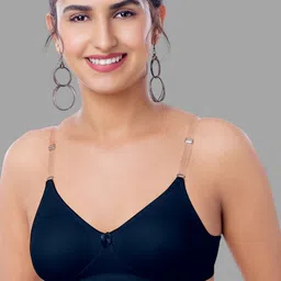 BRIDA LADIES INNERWEAR Women Medium Coverage Rapid-Dry Transparent Straps T-shirt Bra-picture-15