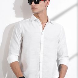 Thomas Scott Men Classic Slim Fit Opaque Casual Shirt-picture-43