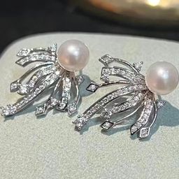 DIVASTRI Silver Alloy Earrings-image-99