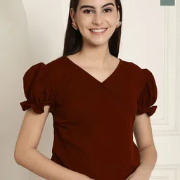 Tromko Puff Sleeve Top-image-44
