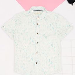 Pantaloons Junior Boys Floral Printed Party Shirt-image-12