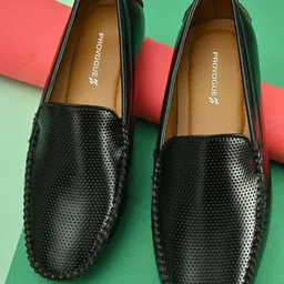 Provogue Men Solid Slip-On Loafers-picture-42