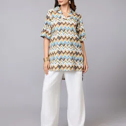 Tamiska By Narendra Kumar Women Striped Print Top-picture-57