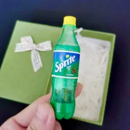 Sprite Bottle Shape Refillable Butane Lighter Sprite lighter pocket Pocket Lighter-18