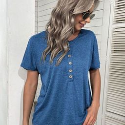 StyleCast Round Neck T-shirt-image-95