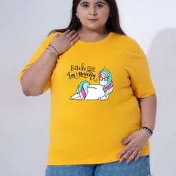 Toodle Plus Unisex Graphic Printed Round Neck Cotton T-shirt-image-99