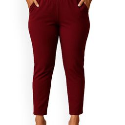 EcoLove Women Mid-Rise Elasticated Trousers-image-28