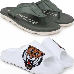 Pampy Angel Men Green Flip Flops-image-41