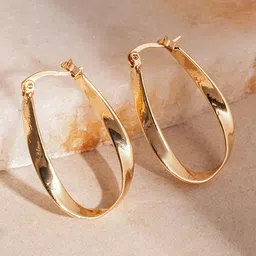 LULU & SKY Contemporary Hoop Earrings-14