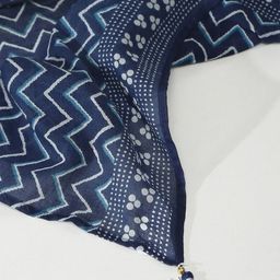 Rangriti Chevron Printed Cotton Dupatta image 5