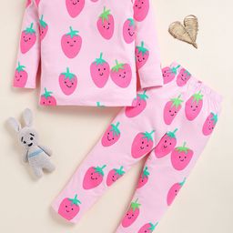 YK Girls Conversational Printed Night suit-image-124