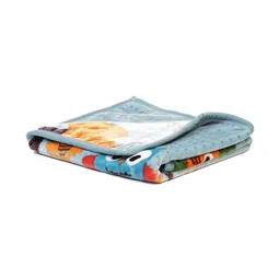 Monte Carlo Blue & Red Cartoon Characters Mild Winter 600 GSM Single Bed Blanket-image-9
