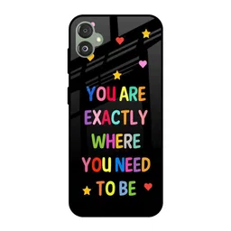 QRIOH Typography Printed Samsung Galaxy F14 5G Back Case Mobile Accessories-image-1