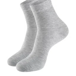 MUKHAKSH Unisex Grey Socks-image-34