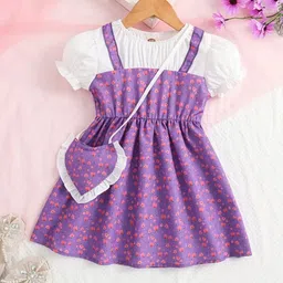 Miss & Chief Floral Print A-Line Dress-picture-52