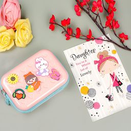 Archies Printed Sling Bag With Happy Daughters Day Greeting Card-46