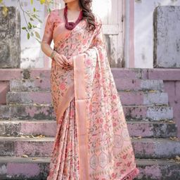 all about you Floral Pure Cotton Saree-image-95