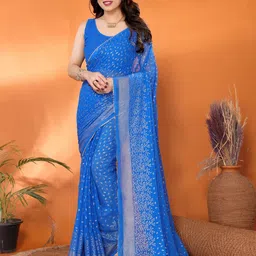 DIKONA DESIGNER Pure Georgette Designer Saree-image-52