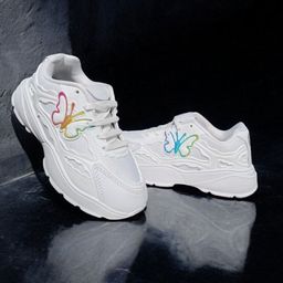 FABBMATE Girls Perforations Sneakers-53