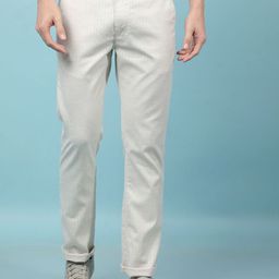 Crimsoune Club Men Printed Slim Fit Mid-Rise Cotton Trousers-image-20
