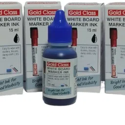 goldclass Gold Class White Board Marker Ink Easily refillable tip, Pack Of 10 15 ml Marker Refill image 2