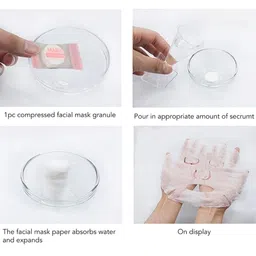 RANORE Set Of 10 Compressed Face Mask Spa Sheets image 2