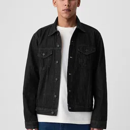 GAP Pure Cotton Spread Collar Denim Jacket-37