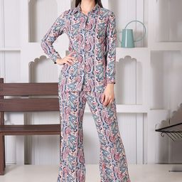 KWEEN Printed Shirt With Trouser-image-27