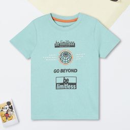 max Boys Typography Printed Applique T-shirt-image-84