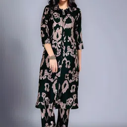 Moda Rapido Printed Top With Trouser Co-Ords-image-5