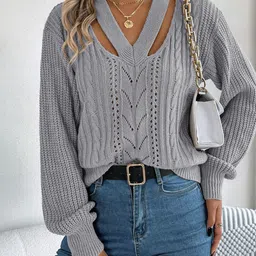 StyleCast x Revolte Women Cable Knit Pullover-picture-47