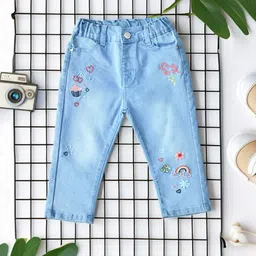 Bella Moda Girls Comfort Regular Fit Mid-Rise Stretchable Jeans-image-55