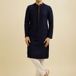 Manyavar Men Regular Kurta with Pyjamas-10