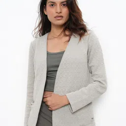 Bonnaty Self-Design Front Open Coat-5