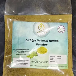 LITHIYA Natural Heena Powder- 50 g-49
