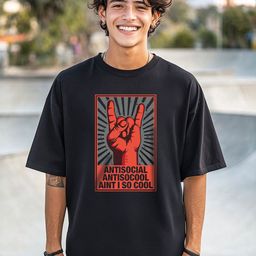 Bewakoof Men Graphic Printed Round Neck Pure Cotton Oversized T-shirt-image-40