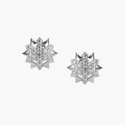 VALANOVA 18K White Gold 0.26 Ct Lab Grown Diamond Earrings-picture-34