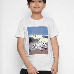 Lil Tomatoes Boys Grey Cotton Printed Tshirts-picture-34