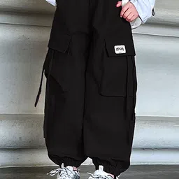 LULU & SKY Girls Loose Fit Joggers Trousers-image-49