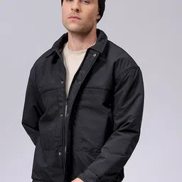 The Indian Garage Co Men Quilted Jacket with Embroidered-24