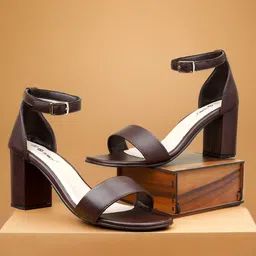 Bxxy Ankle Loop Block Heel Sandals-picture-18