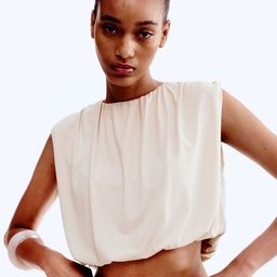 H&M Draped Cropped Top-picture-17