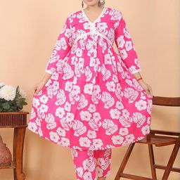Vvlpf Women Solid Cotton Blend Kurta Sets-image-15